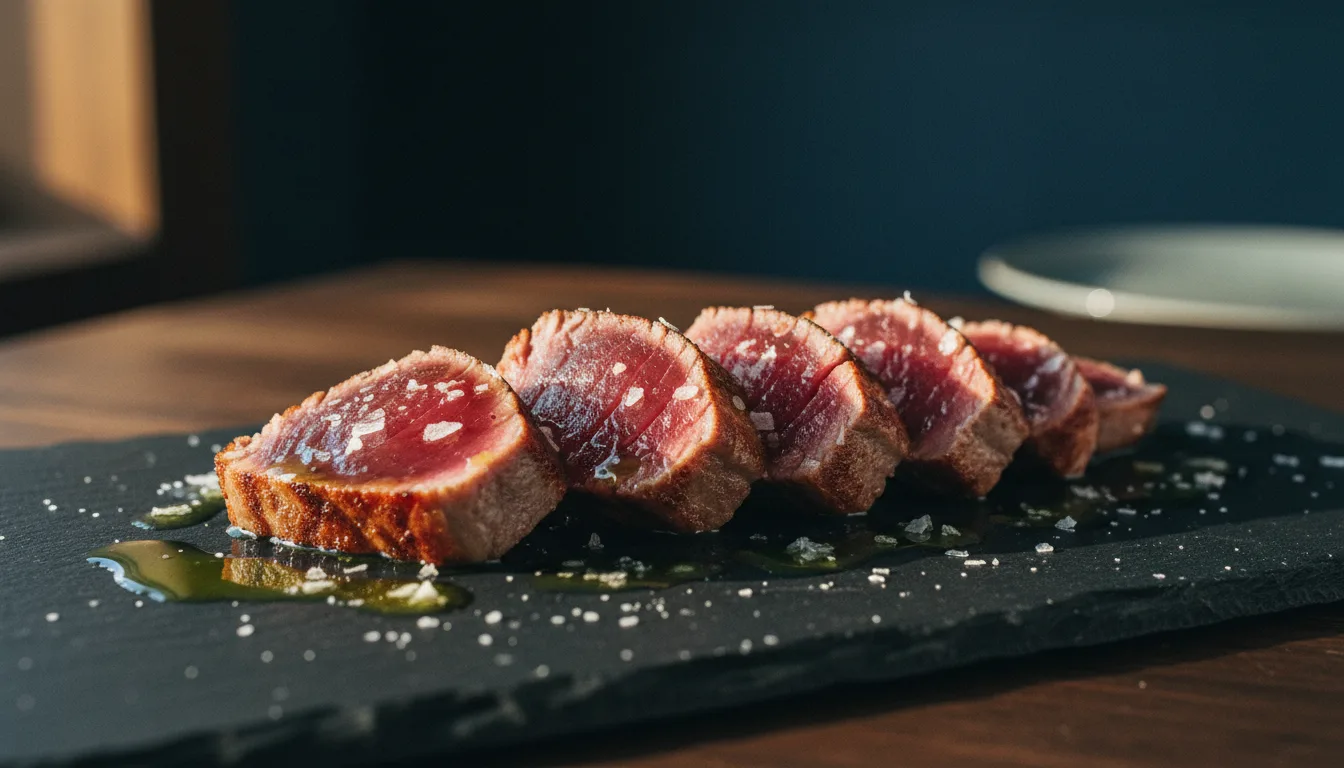 Tataki de atún rojo de almadraba